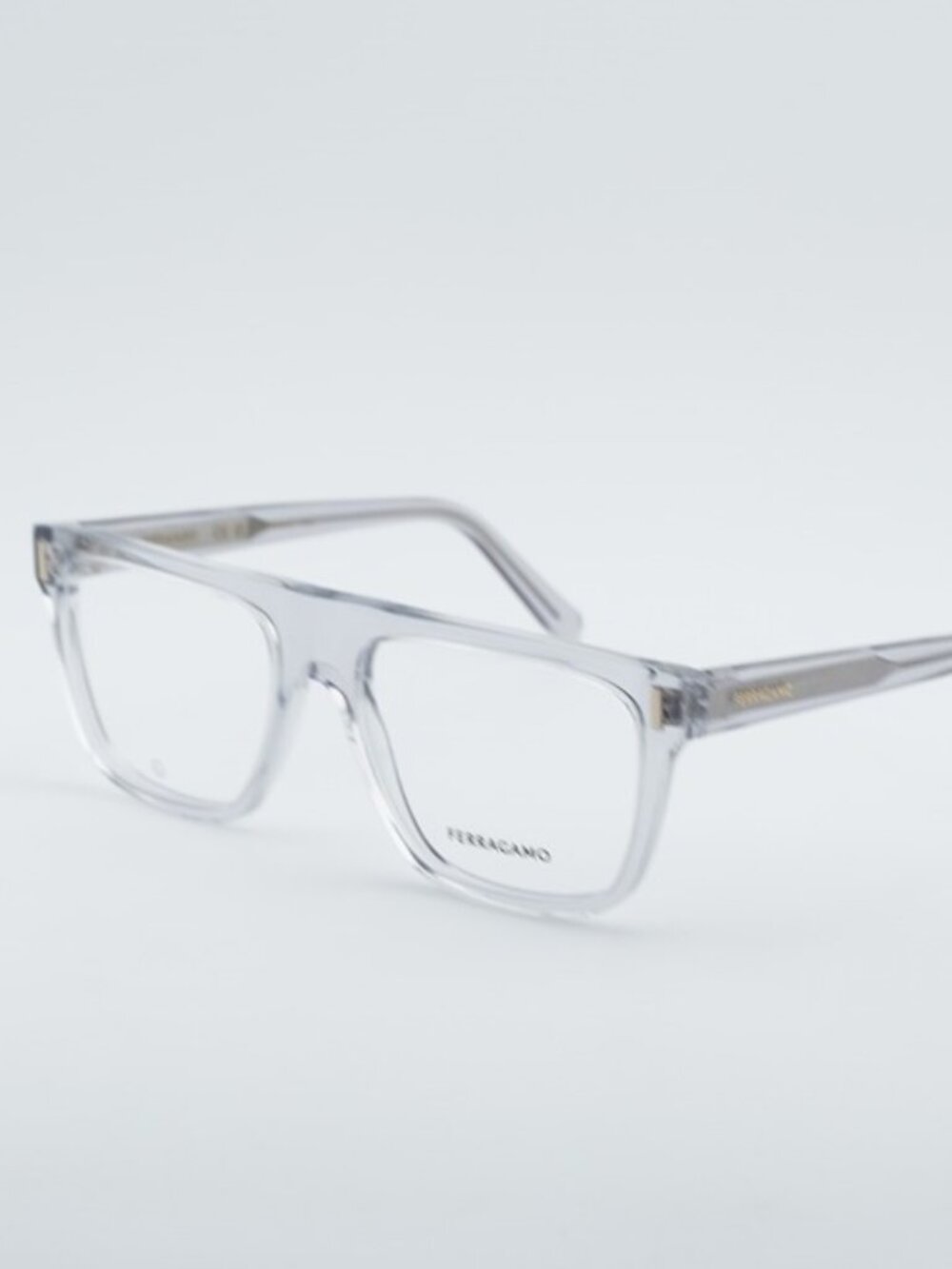 Salvatore Ferragamo SF2997 050 Eyeglasses Crystal Grey 55mm Square Frame